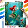 Mermaid Digital Oil Painting Diy Oil Painting Hand Painting Living Room Bedroom Decoration Painting