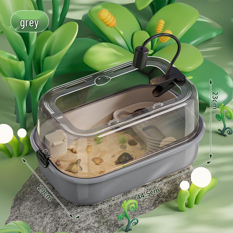 

Эко-дом для черепах с солнечной террасой и платформой для лазания для домашнего использования Basic (No light & filter)