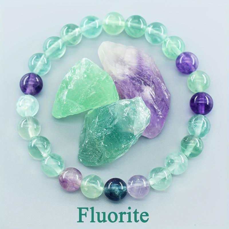 6/8mm Reiki Blue Apatite Bead Bracelet Men Women Natural Stone Blood Circulation Stimulate Enthusiasm Health Care Couple Jewelry