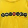 NO FEAR Made in USA Short sleeve T-shirt XL yellow Men's Used