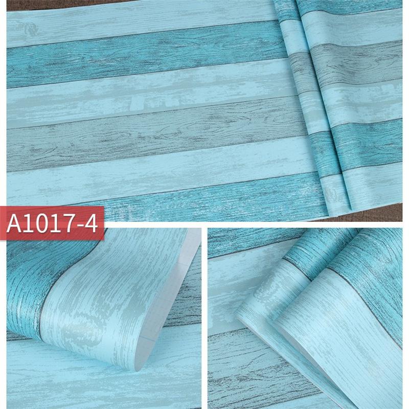 Simple 3D Stripes Self-Adhesive Waterproof Wallpaper Wall Decor Desk & Furniture DIY Removable Stickers