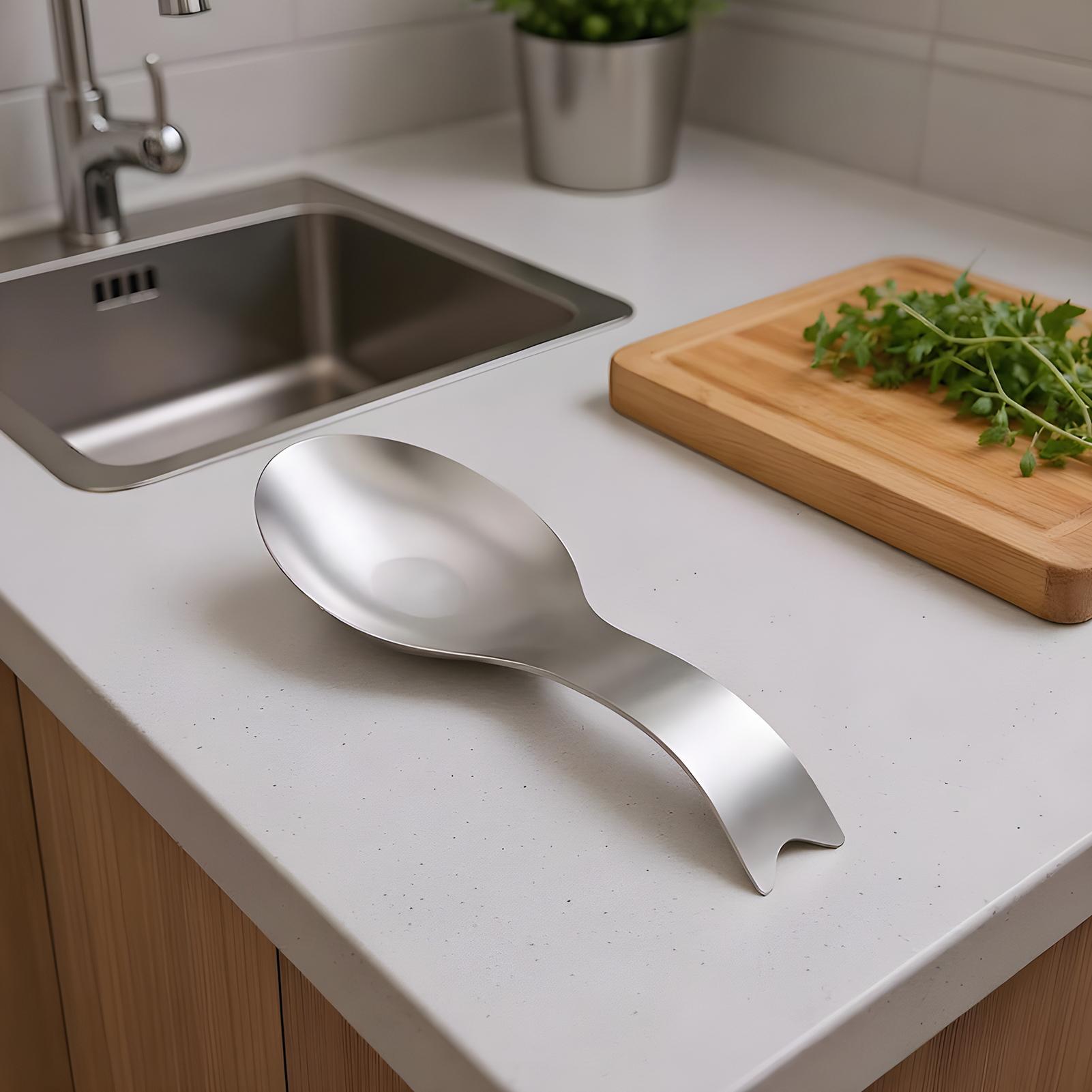 

Stainless Steel Insulated Spoon Holder Heat Resistant Placemat Spoon Holder Cutlery Shelving Kitchen Tools Placemat China Mainland