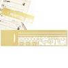 Portable Stencil Ruler Cute Cartoon Cats Claw Ruler Notebook DIY Tool Template Offices Supplies For Birthdays Gifts