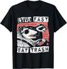 Lustiges Opossum Waschbär Live Fast Eat Trash Straßenkatzen Squad Geschenk Unisex T-Shirt