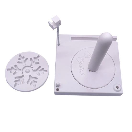 Portable Yarn Spool Organizer Box Multi-Functional Yarn Holder Spinner with Phone Stand Detachable Crochet Caddy