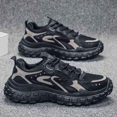 Sapatos Vulcanizados Masculinos da Moda Alta Qualidade Confortáveis Antiderrapantes Tênis Casuais Masculinos 2024 Novos Resistentes ao Desgaste Sapatos de Plataforma Masculinos