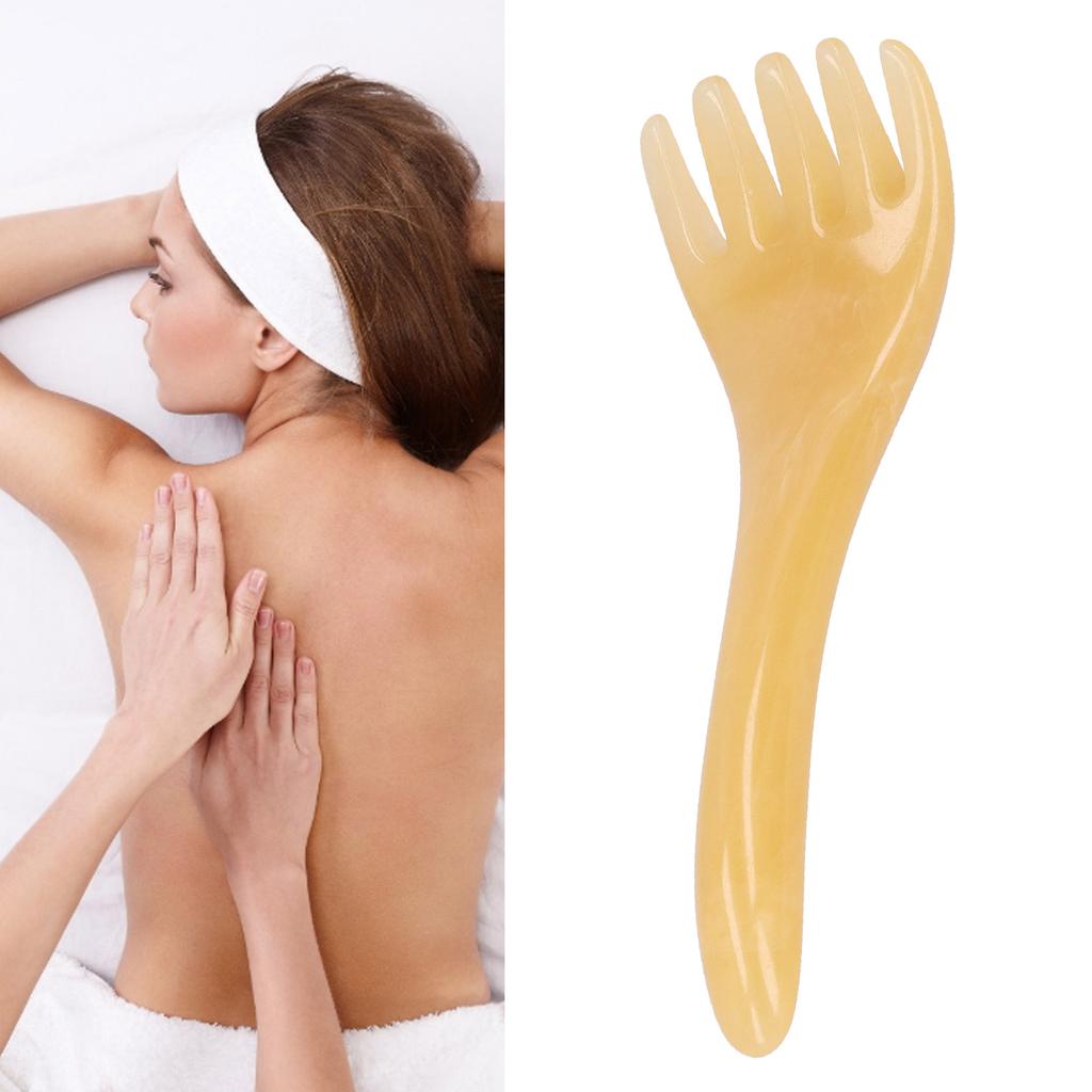 Resin Head Massage Claw Stress Relief Acupoint Stimulation Portable Body Massager