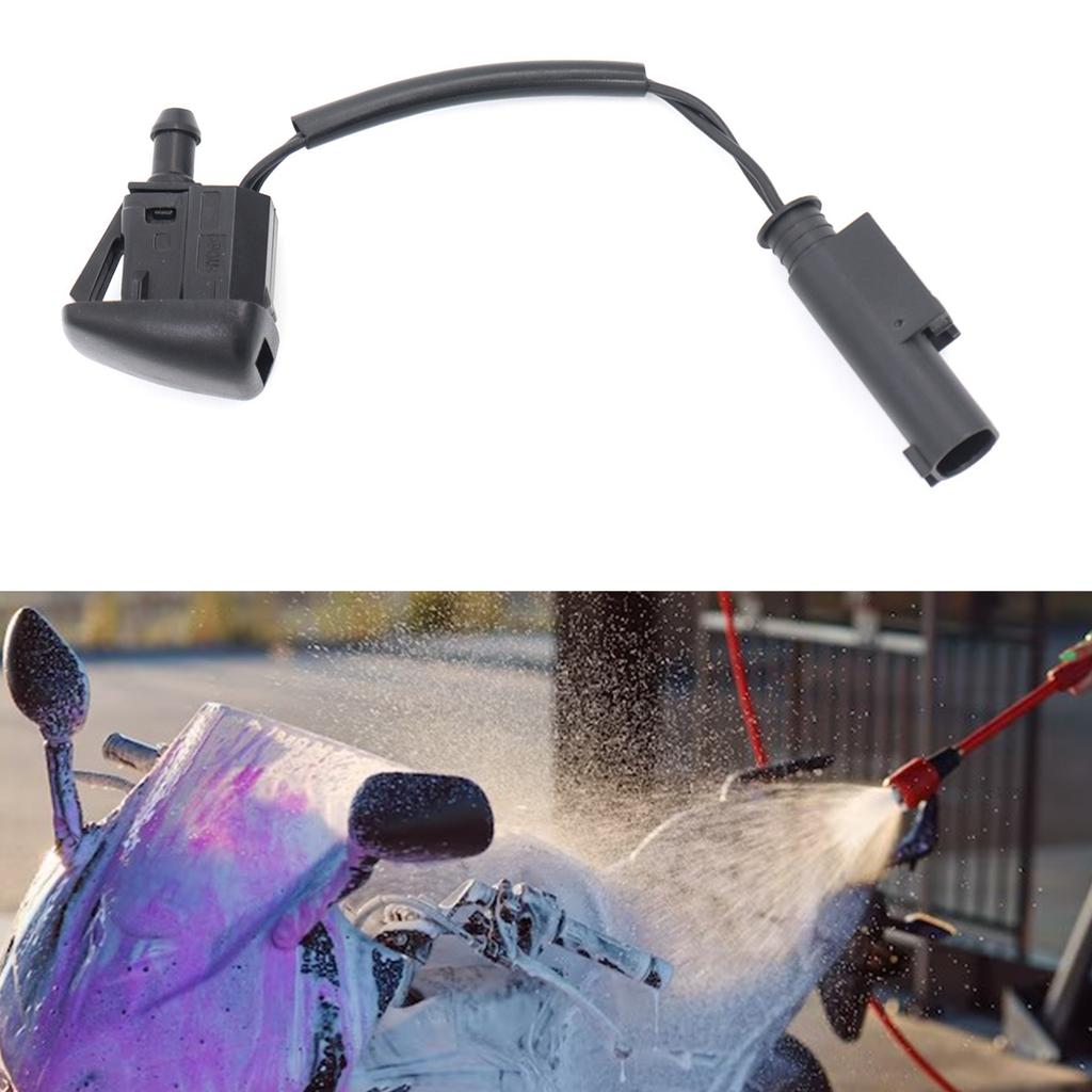 Hocheffiziente Reinigungsdüse für die Motorhaube, Sprühdüse, Scheibenwaschanlage, Ersatz 61667046060, einfache Installation
