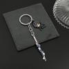 Anime Demon Slayer Keychain Kimetsu No Yaiba Figure Kamado Tanjirou Weapon Pendant Keyring Car Key Holder Fans Gifts