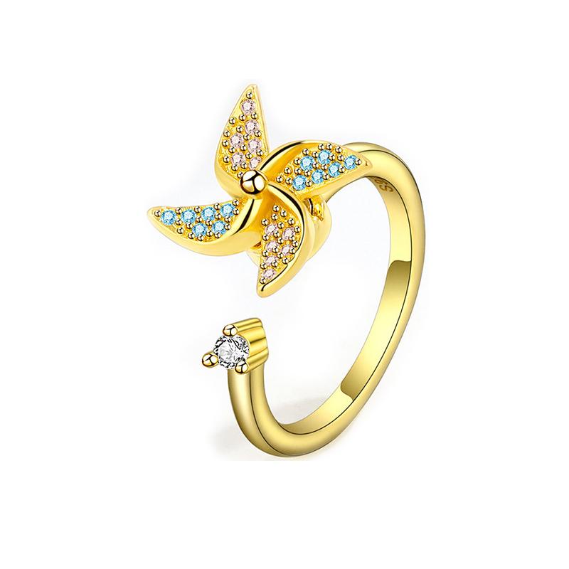 Tancise Classic 925 Sterling Silver Zirkonový prsten Dámské šperky Svatební slib Dárek na párty