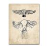 Wandbilder für Krankenhaus, Arzt, Büro, Dekor, Wandkunst, Leinwand, Malerei, Anatomie, Skelett, nordische Poster und Drucke, Vintage