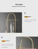Nordic Marble & Metal Floor-standing Coat Rack, Foldable Wrought Iron Clothes Rack.