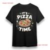 Pizza Time Funny Food Graphic T-shirt