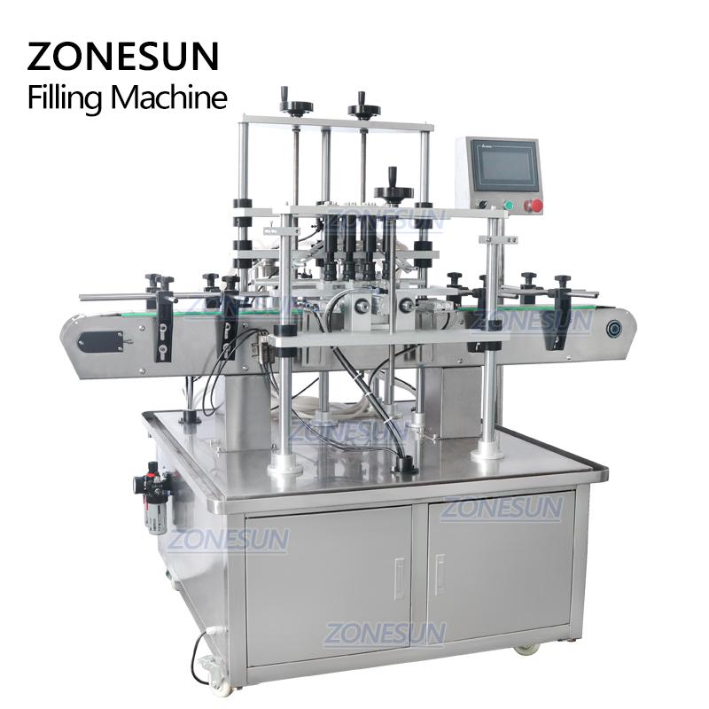 Zonesun ZS-VTZL4A Automatic Vacuum Perfume Filling Machine Fragrance Bottle Filler