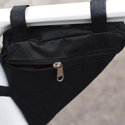 Sturdy Triangle Bike Bag 1Pcs Frame Storage for Front Tube Durable for Mountain Biking