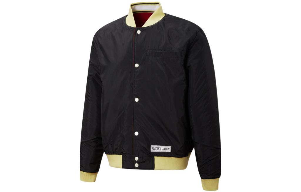 Men's PUMA Baseball Jackets Men's Red Baseball Collar Thickened Straight Fit