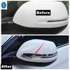 Chrome Car Door Rearview Mirror Anti-rub Rubbing Stripes Decor Cover Trim ABS Accessories For Honda CRV CR-V 2017 2018