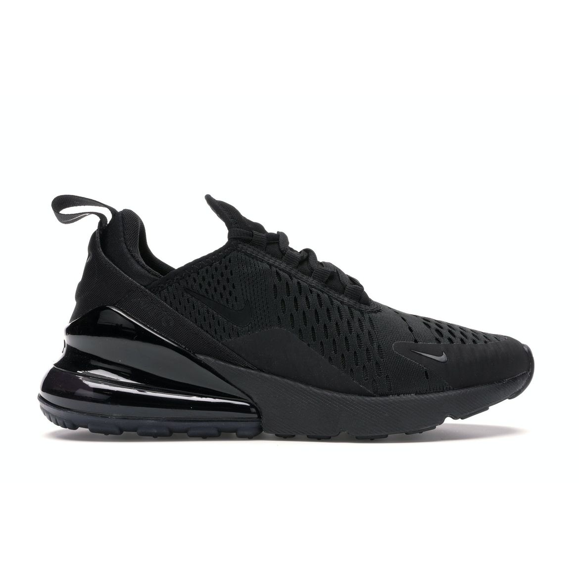 

Женские кроссовки Nike Air Max 270 Triple Black черно-черные AH6789-006