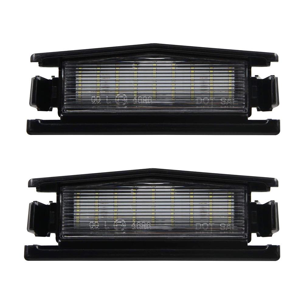 Mazda 2 MX-5 Miata 18-LED License Plate Lights (2pcs) - Black