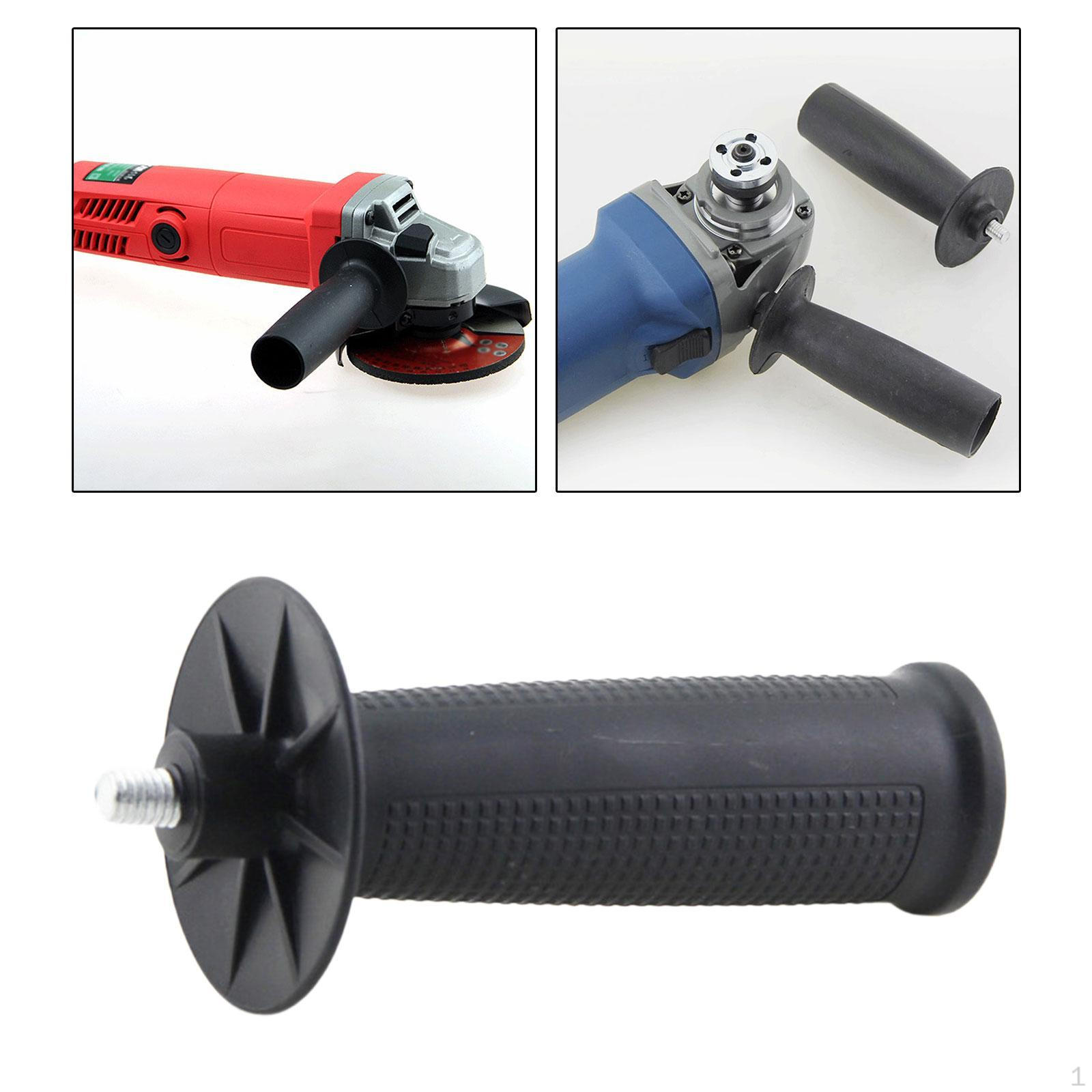 

Ручка для угловой шлифовальной машины Вспомогательная противоскользящая удобная рукоятка Аксессуар для шлифовального станка Инструмент M8 Textured