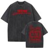 Bad Bunny Debi Tirar Mas Fotos DTMF Tour T Shirts Men Women Fashion Washed Vintage Tshirts Hip Hop Harajuku Cotton Tshirt