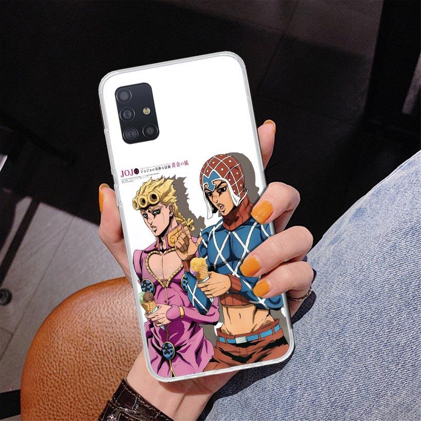 JoJo's Bizarre Adventure Golden Wind Phone Case For Samsung Galaxy A52 A32 A22 A12 A51 A31 A50S A30S A20S A10S Note 20 Ultra 10