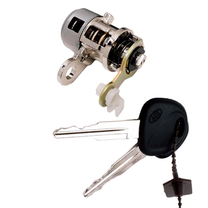 Door Lock Cylinder with 2 Keys Universal Portable Automobile Door Lock Replace Right Left Accessories 42.5mm Car Side Door Lock