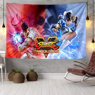 Street Game Characters Tapestry, Unique Design Tapestry, Wall Decor for Bedroom,Livingroom, Playroom,Heartwarming Fan Holiday Gifts
