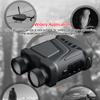 1080P Portable Binocular Goggles Device Day Night Use Photo Video Taking 5X Digital Zoom 300M Full Dark Viewing Distance for Outdoor Hunt Boating Jour