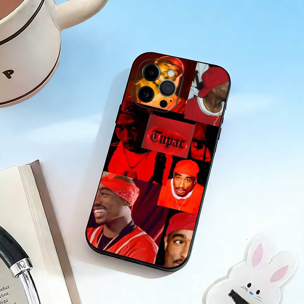 2pac Tupac Shakur R- Rapper Handyhülle Silikon Weich Für IPhone 17 16 15 14 13 12 11 X XR Plus Pro Max Plus
