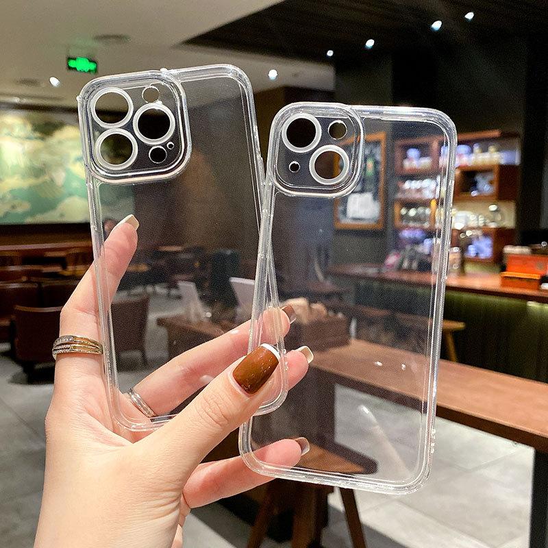 Protective Case Suitable for Apple 15PRO Angel Eye Transparent 11 Serum Hole X Fully Inclusive IPhone 13 Mobile Case 16