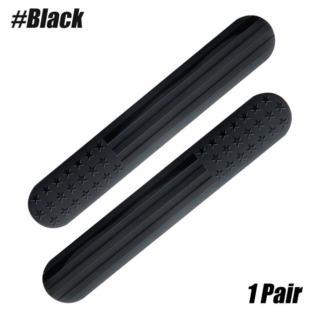 1 pár USA Americká kovová vlajka Emblémy na blatníky 3D kovová nálepka Samolepka na automobilový odznak Univerzální pro auto SUV Truck Motocykl