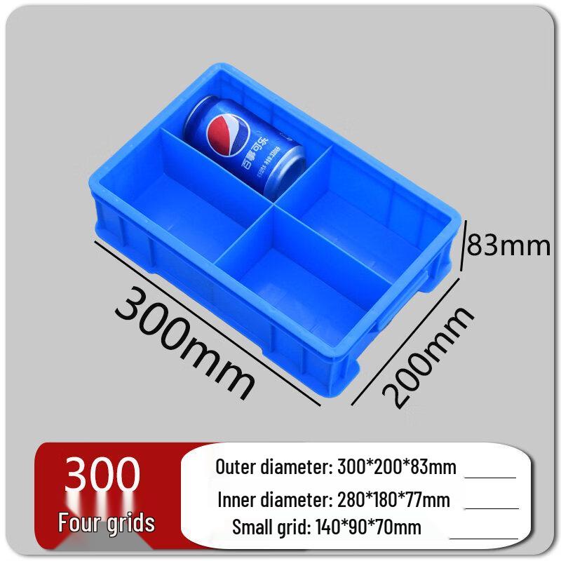 Multi-Grid Plastic Parts Storage Organizer Box