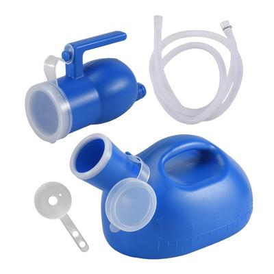Good-2000Ml Male Bed Potty Pee Bottle Pee Collector Portable Pee Bottle With 160Cm Tube Portable Pee Urine Bottle Toilet Supply