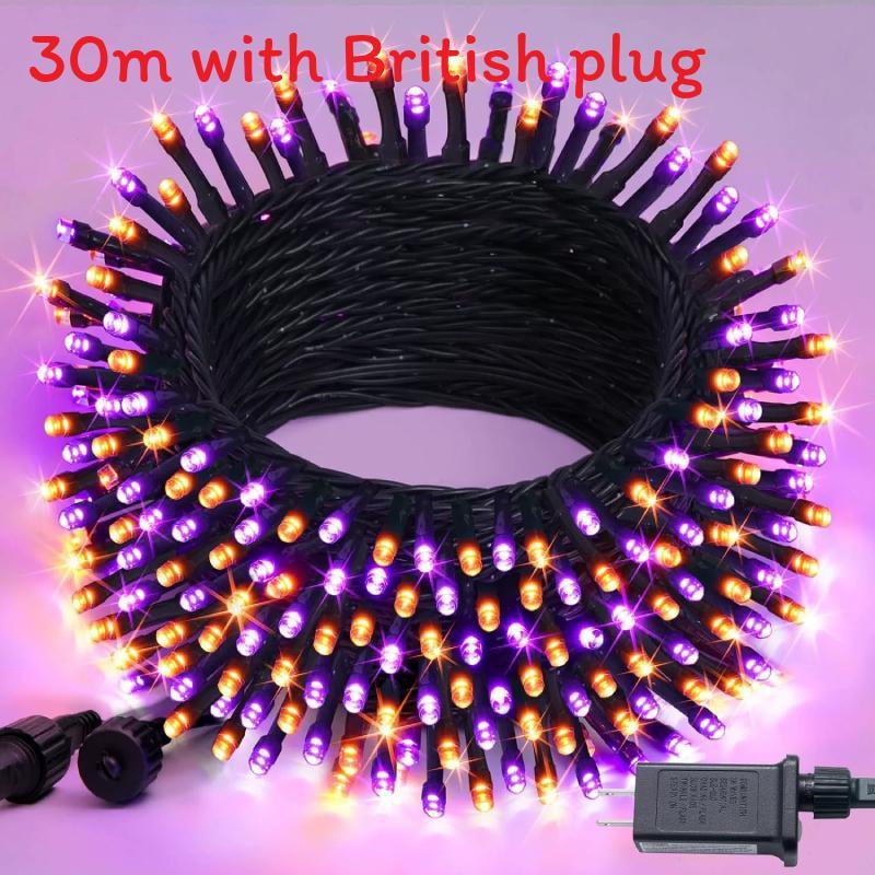 30m 300 Led Light String With Remote Control And Timed For Decor Courtyard