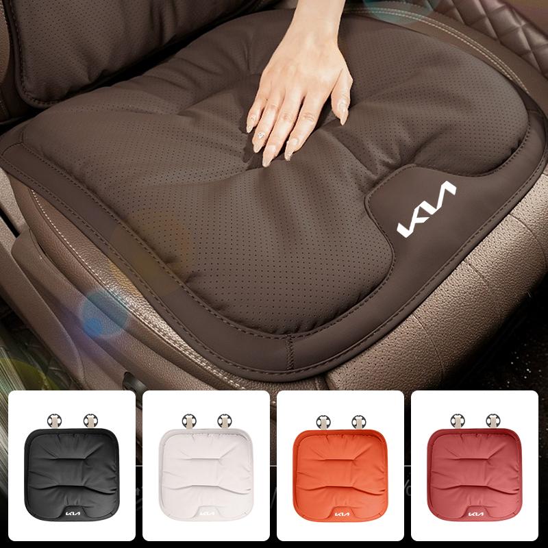 Car Velvet Cushion Leather Backrest Waist Pad Protector Cover Accessories For KIA K5 Rio Optima Sportage Ceed Soul Picanto Stoni