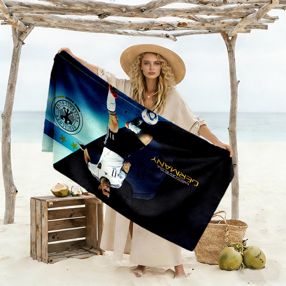 Cristiano Ronaldo Celebration Beach Towel Quick-Dry Soft Microfiber Comfortable Lightweight Perfect for Traveling Yoga Camping and Swimming