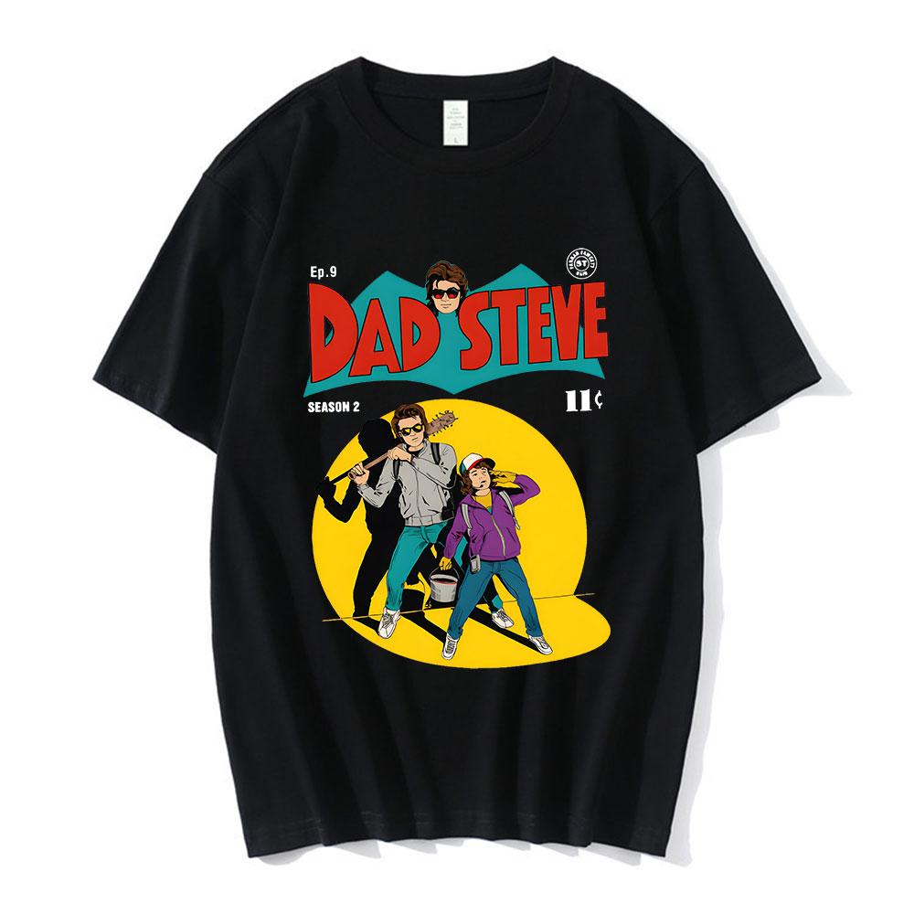 Steve Harrington T-shirts Women Graphics Print T-shirt Unisex Short Sleeve Oversize Pure Cotton T Shirt Harajuku Streetwear Tops