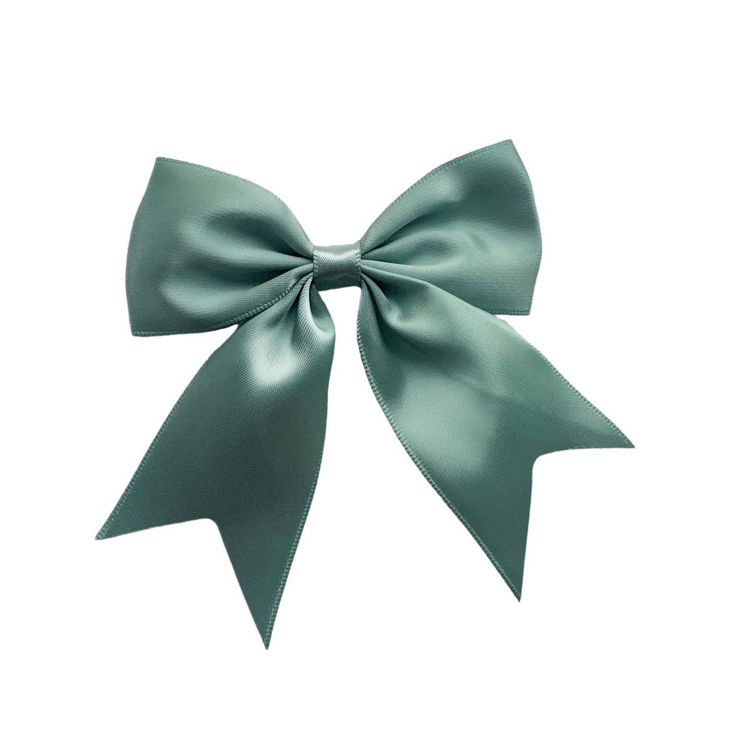 New Solid Color Ribbon Bows Hair Clip For Kids Girls Hairpins Barrettes Handmade Headwear Hair Accessories