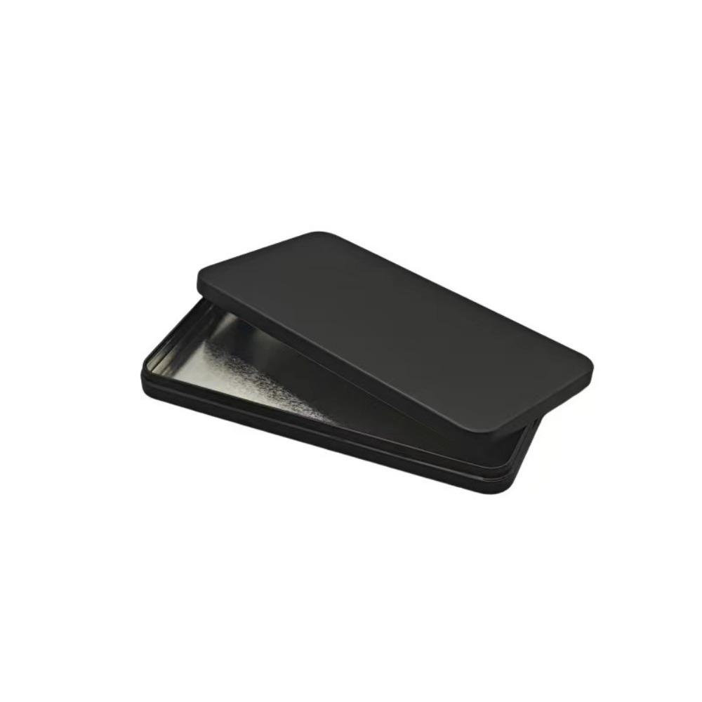 

Portable Matal Coin Box Flat Bottom Black Bill Box With Lid Currency Organizer Storing Currency чорний