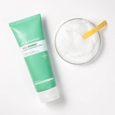 PH Cleansing R.E.D Blemish Clear Soothing Foam 150ml, Hypoallergenic, Moisturizing, Korean Cosmetics, Kbeauty, Sample