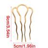  Pettine Lisciante Accessorio per Capelli per Acconciature Veloci Ornamento per Capelli alla Moda Leggero Metallo Pettine Styler