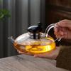 Cute Rat Tail Glass Kettle High Borosilicate Glass Teapot Teacup Set Home Scandinavian Style Brewing Teapot