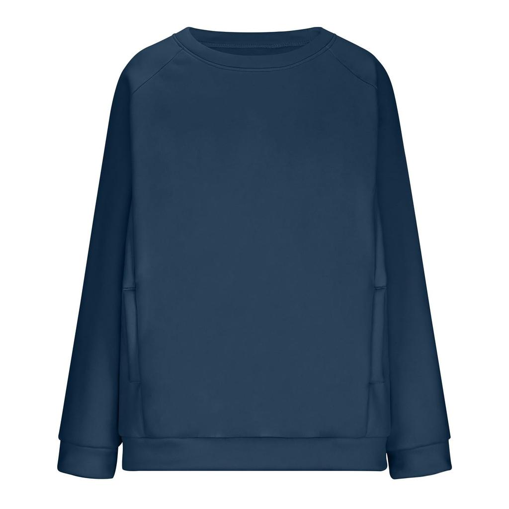 Kadın Büyük Boy Kapşonlular Polar Sweatshirtler Uzun Kollu Kazaklar Kazak Sonbahar Giysileri
