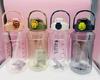 Water Bottle8 New Plastic Cup 1000ml Bouncy Sports Space Cup Women's Fitness Internet-Famous Cup Water Bottle