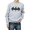 DC Comics Einfarbiges Batman-Logo-Sweatshirt für Jungen