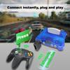2.4GHz Wireless Controller for N64 Gamepad for N64 Console Built-in Vibration Motor & Turbo Function N64 Joystick