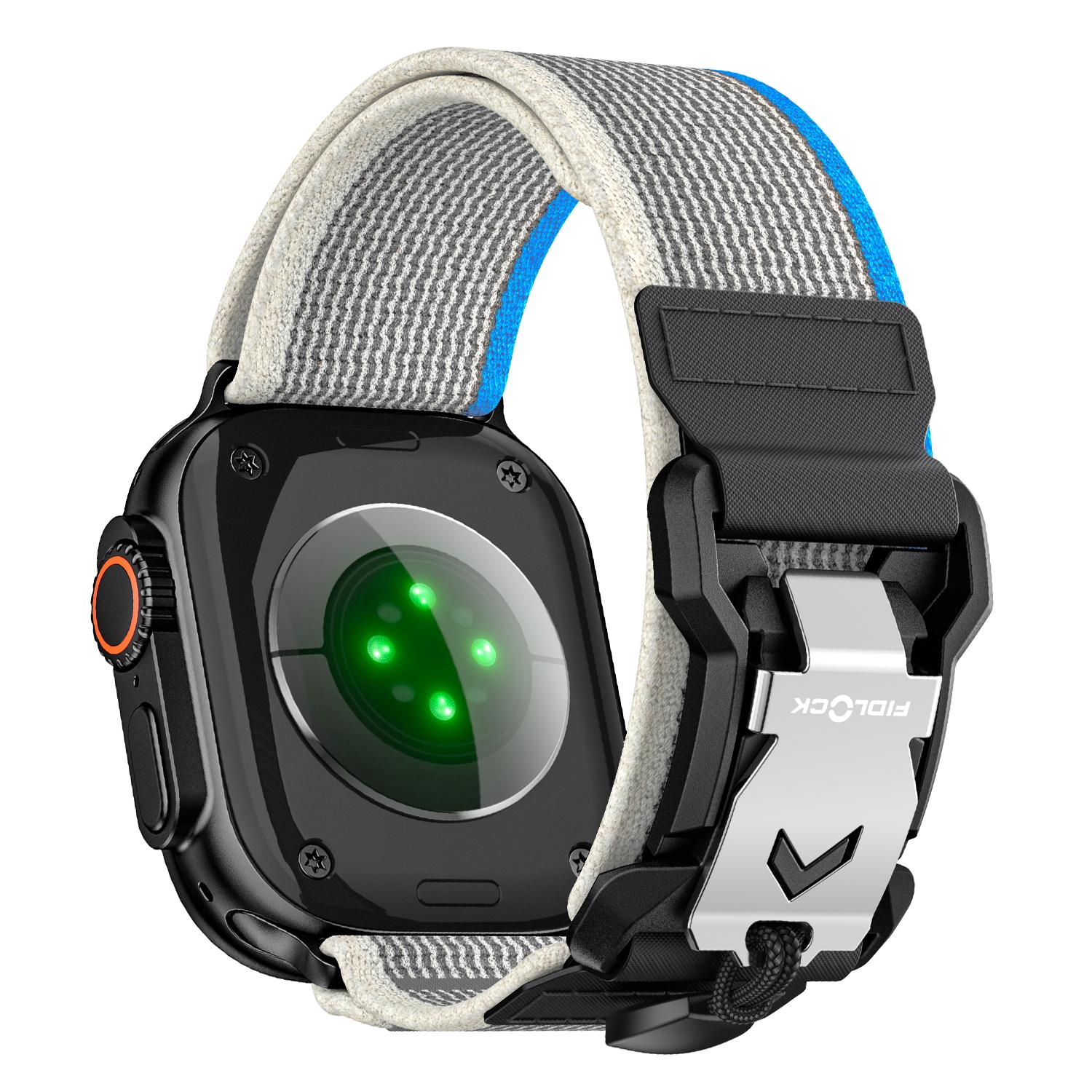 

Watch Band For Apple Watch Ultra 3 2 1 49mm/Series 11 10 46mm/9 8 7 45mm/SE3 SE2 SE 6 5 4 44mm/3 2 1 42mm FIDLOCK Magnetic Nylon Sport Strap C