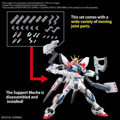 BANDAI SPIRITS Súprava voliteľných dielov Gunpla 13 (Bojové ramená Gunpla)