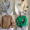 Casual Fashion Letter Print Thick Pullover Sweatshirt For Women Winter 2022